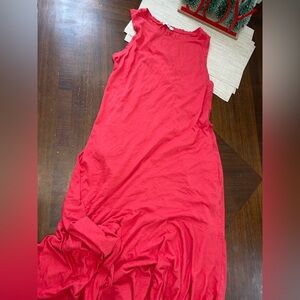 Woman’s size small Zara red maxi dress